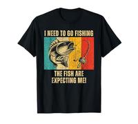 Camicia da pesca da uomo, divertente umorismo pescatore, vita da pescatore Maglietta