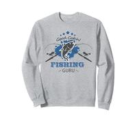 Camicia da Pesca Pescatore Regali per Pesca Guru Pesce papà Felpa