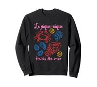 Camicia da Picnic Francese con Frutti di Mare Le Pique-Nique Fruits de Mer Felpa