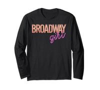 Camicia da ragazza Broadway | T-shirt Broadway Marquee Neon Lights Maglia a Manica