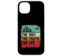 Camicia da ragazzo con Gesù The Way Truth Life Kids Christian Worship Custodia per iPhone 14 Plus