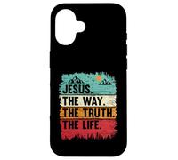Camicia da ragazzo con Gesù The Way Truth Life Kids Christian Worship Custodia per iPhone 16
