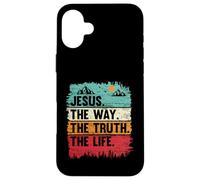 Camicia da ragazzo con Gesù The Way Truth Life Kids Christian Worship Custodia per iPhone 16 Plus