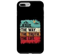 Camicia da ragazzo con Gesù The Way Truth Life Kids Christian Worship Custodia per iPhone 7 Plus/8 Plus