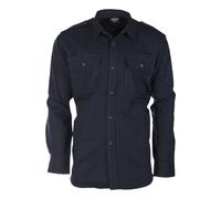 CAMICIA DA SERVIZIO A MANICHE LUNGHE MIL-TEC IN COTONE RIP STOP BLU