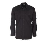 Mil-Tec Ripstop Camicetta, Noir, S Unisex-Adulto