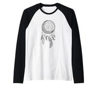 Camicia da Sogno Totem, Maglietta Hippie retrò Maglia con Maniche Raglan