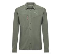 Camicia da trekking Salewa PUEZ L/S SHIRT M (Faded Green) Uomo 54-2X