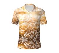 Camicia da uomo a maniche corte traspirante e casual estiva con cognome Mi