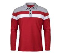 Camicia da uomo a maniche lunghe, con bottoni, design taglio ampio, confortevole, tessuto morbido e traspirante, ideale per tutti i giorni, lavoro, tempo libero