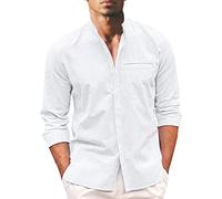 Camicia da uomo a maniche lunghe con tasca sul petto Camicie da lavoro da uomo a maniche lunghe su misura Camicia da ufficio Eleganza Camicie da lavoro Funky Incontri Top Dress Prom Top Top Non Ferro