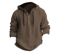 Camicia da uomo a maniche lunghe da lavoro formale camicia da uomo casual moda primavera e autunno maniche lunghe tinta unita cotone lino camicia da ufficio camicetta abbigliamento da lavoro morbido e
