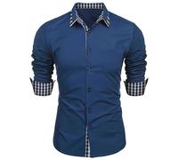 Camicia da uomo a maniche lunghe da lavoro formale da uomo casual primavera e autunno risvolto camicia a maniche lunghe top cardigan da uomo camicetta da ufficio abbigliamento da lavoro morbido e