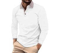 Camicia da uomo a maniche lunghe da lavoro formale da uomo moda primavera e autunno casual manica lunga bottone tinta unita maglietta top camicetta da ufficio abbigliamento da lavoro morbido e