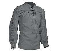 Camicia da uomo a maniche lunghe, da uomo, in tinta unita, senza stiratura, semplice, traspirante, per il tempo libero, per attività all'aria aperta, in mussola, comoda, da uomo, per colloquio di