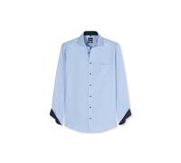 Camicia da uomo a maniche lunghe dal taglio moderno