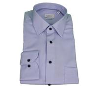 Camicia Da Uomo Eterna A Maniche Lunghe Comfort Fit Blu 1098 E181 12