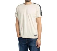 Camicia da uomo in cotone con nastro EA7 Logo Series