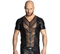 camicia da uomo in nero - Taglia M