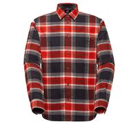 Camicia da uomo Mammut Trovat Longsleeve Shirt Men Taglia: M / Colore: nero/rosso