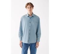 Camicia da uomo Mavi camicia di jeans camicia a maniche lunghe indaco, L