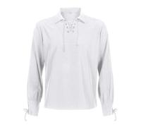 Camicia Da Uomo Medievale Rinascimentale Pirata Vittoriano Maniche Lunghe | Blusa Poetica Gotica Vintage Camicia Storica Da Nobile Per Cosplay Halloween LARP E Spettacoli Teatrali