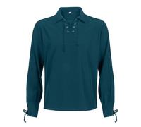 Camicia Da Uomo Medievale Rinascimentale Pirata Vittoriano Maniche Lunghe | Blusa Poetica Gotica Vintage Camicia Storica Da Nobile Per Cosplay Halloween LARP E Spettacoli Teatrali