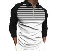 Camicia da uomo per il tempo libero con maniche corte, traspirante, stampata, per tutti i giorni e per attività all'aperto, comoda polo dal taglio casual, ideale per il tempo libero e le avventure