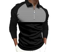 Camicia da uomo per il tempo libero con maniche corte, traspirante, stampata, per tutti i giorni e per attività all'aperto, comoda polo dal taglio casual, ideale per il tempo libero e le avventure