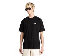 Vans - Left Chest - T-shirt oversize nera con logo-Nero XL