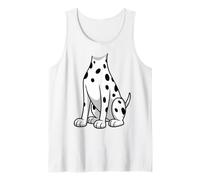 Camicia Dalmata per Adulti, Uomo, Donna, Bambino, Costume da Dalmata Canotta