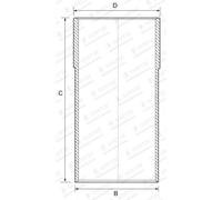 Camicia del cilindro GOETZE 14-710020-00