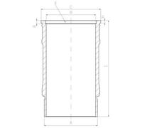 Camicia del cilindro MAHLE 001 LW 00143 001
