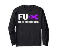 Camicia della sindrome di Fu Rett - Consapevolezza della sindrome di Fu Rett Maglia a Manica