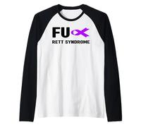 Camicia della sindrome di Fu Rett - Consapevolezza della sindrome di Fu Rett Maglia con Maniche Raglan