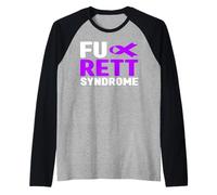 Camicia della sindrome di Fu Rett - Consapevolezza della sindrome di Fu Rett Maglia con Maniche Raglan