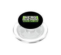 Camicia dell'eroe della celiachia - Consapevolezza della celiachia PopSockets PopGrip per MagSafe