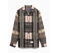 Camicia DEVÁ STATES Ikat Men's Long Sleeve Linen Shirt per uomo