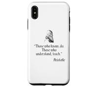 Camicia di Aristotele sull'educazione e l'insegnamento della filosofia di Aristotele Custodia per iPhone XS Max