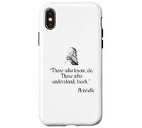 Camicia di Aristotele sull'educazione e l'insegnamento della filosofia di Aristotele Custodia per iPhone X/XS