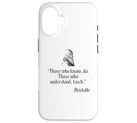 Camicia di Aristotele sull'educazione e l'insegnamento della filosofia di Aristotele Custodia per iPhone 16
