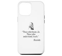Camicia di Aristotele sull'educazione e l'insegnamento della filosofia di Aristotele Custodia per iPhone 12 Pro Max