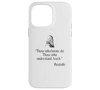 Camicia di Aristotele sull'educazione e l'insegnamento della filosofia di Aristotele Custodia per iPhone 14 Pro Max