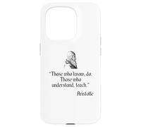 Camicia di Aristotele sull'educazione e l'insegnamento della filosofia di Aristotele Custodia per iPhone 15 Pro