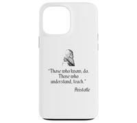 Camicia di Aristotele sull'educazione e l'insegnamento della filosofia di Aristotele Custodia per iPhone 13 Pro Max