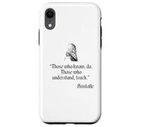 Camicia di Aristotele sull'educazione e l'insegnamento della filosofia di Aristotele Custodia per iPhone XR