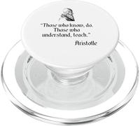 Camicia di Aristotele sull'educazione e l'insegnamento della filosofia di Aristotele PopSockets PopGrip per MagSafe