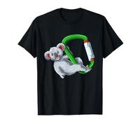 Camicia di blocco arrampicata e Koala come regalo Maglietta