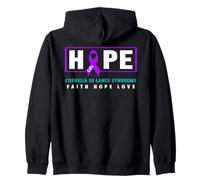 Camicia di consapevolezza CdLS - Sindrome di Hope Cornelia De Lange Felpa con Cappuccio
