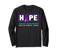 Camicia di consapevolezza CdLS - Sindrome di Hope Cornelia De Lange Maglia a Manica
